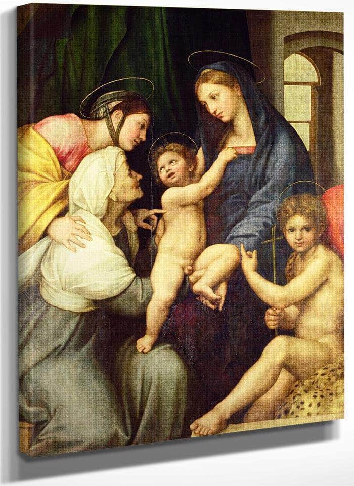 The Holy Family By Raphael Fine Art Print