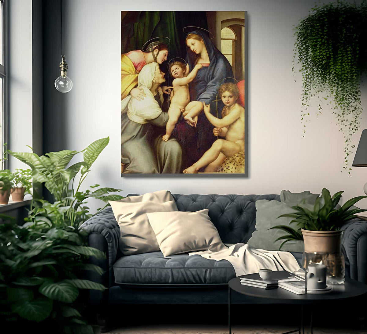 The Holy Family By Raphael Fine Art Print