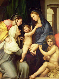 The Holy Family By Raphael Fine Art Print