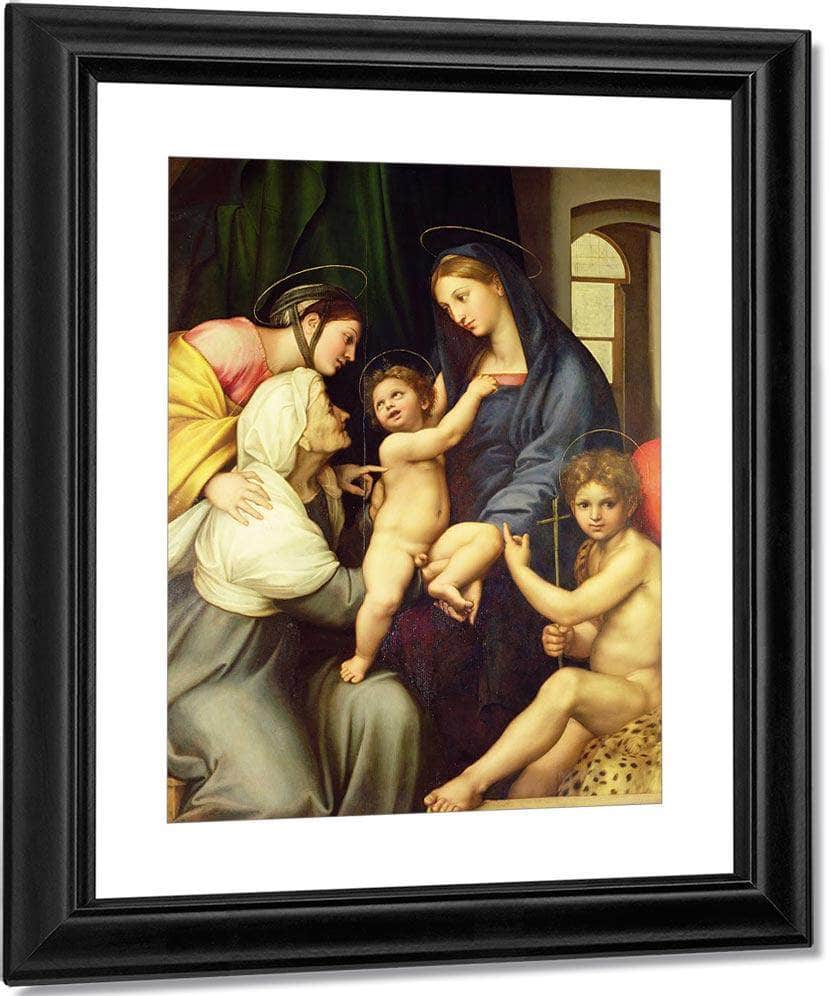 The Holy Family By Raphael Fine Art Print