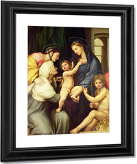The Holy Family By Raphael Fine Art Print