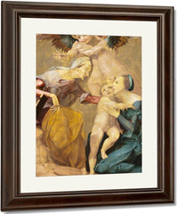 The Holy Family By Rosso Fiorentino Fine Art Print