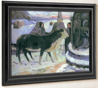 The Holy Night By Paul Gauguin Fine Art Print