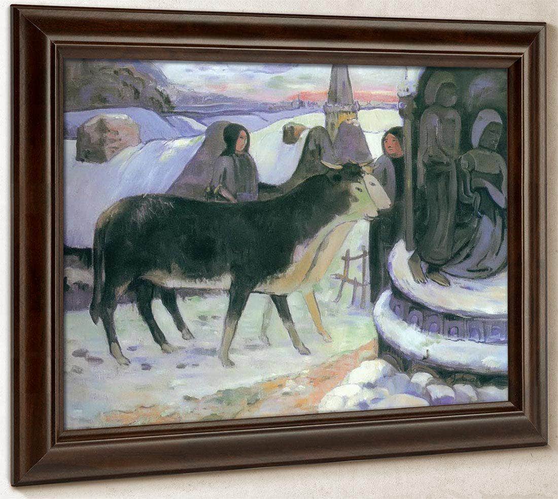 The Holy Night By Paul Gauguin Fine Art Print