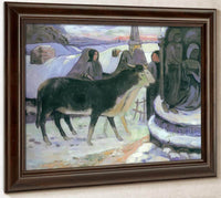The Holy Night By Paul Gauguin Fine Art Print