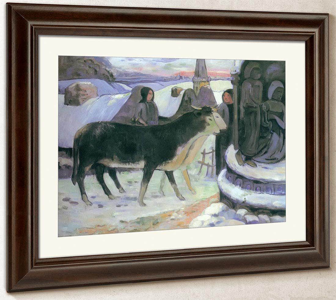 The Holy Night By Paul Gauguin Fine Art Print