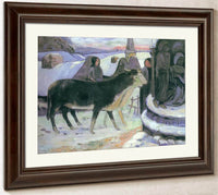 The Holy Night By Paul Gauguin Fine Art Print