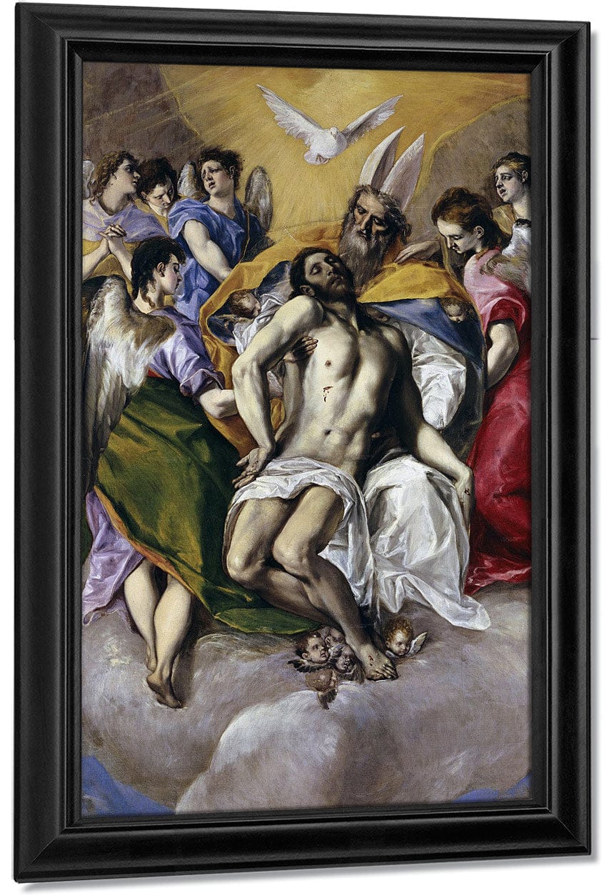The Holy Trinity 1579 1 By El Greco Fine Art Print