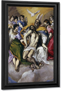 The Holy Trinity 1579 1 By El Greco Fine Art Print