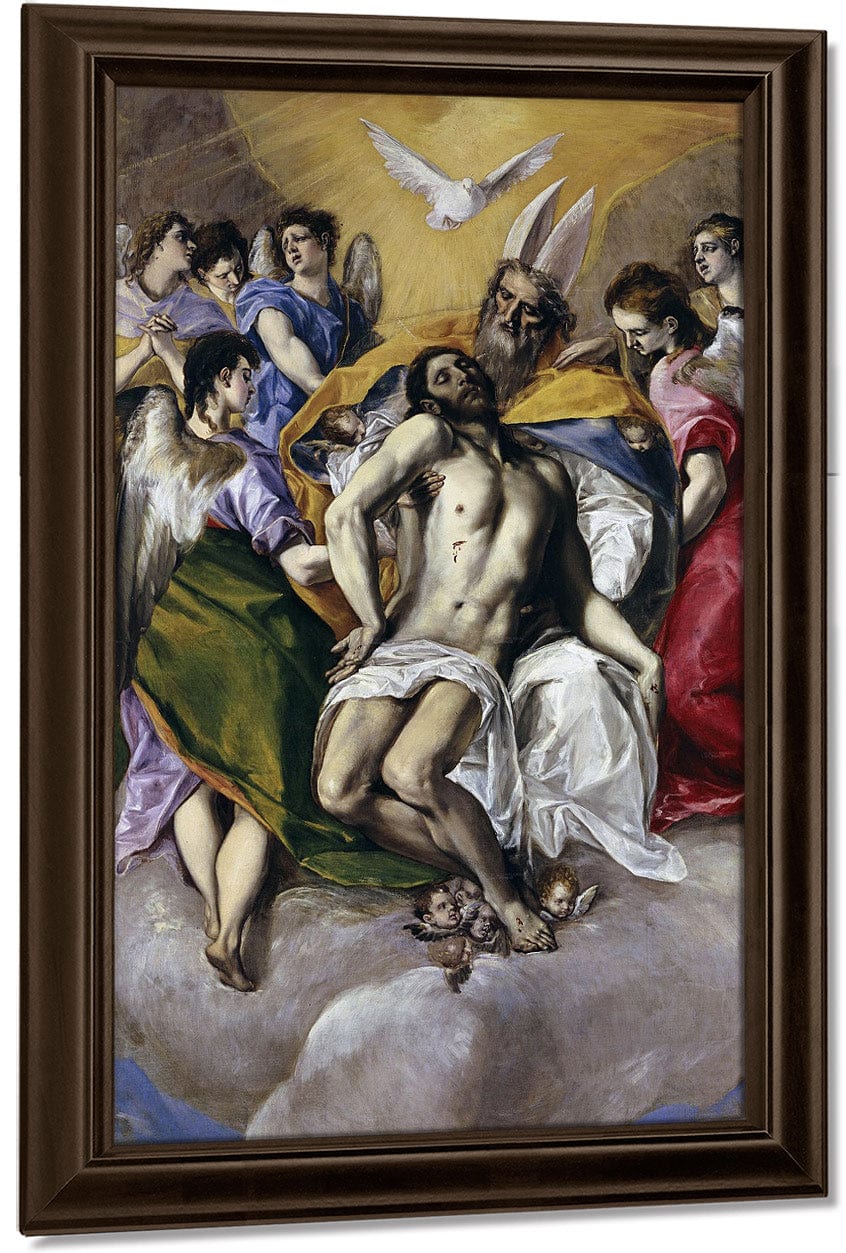 The Holy Trinity 1579 1 By El Greco Fine Art Print