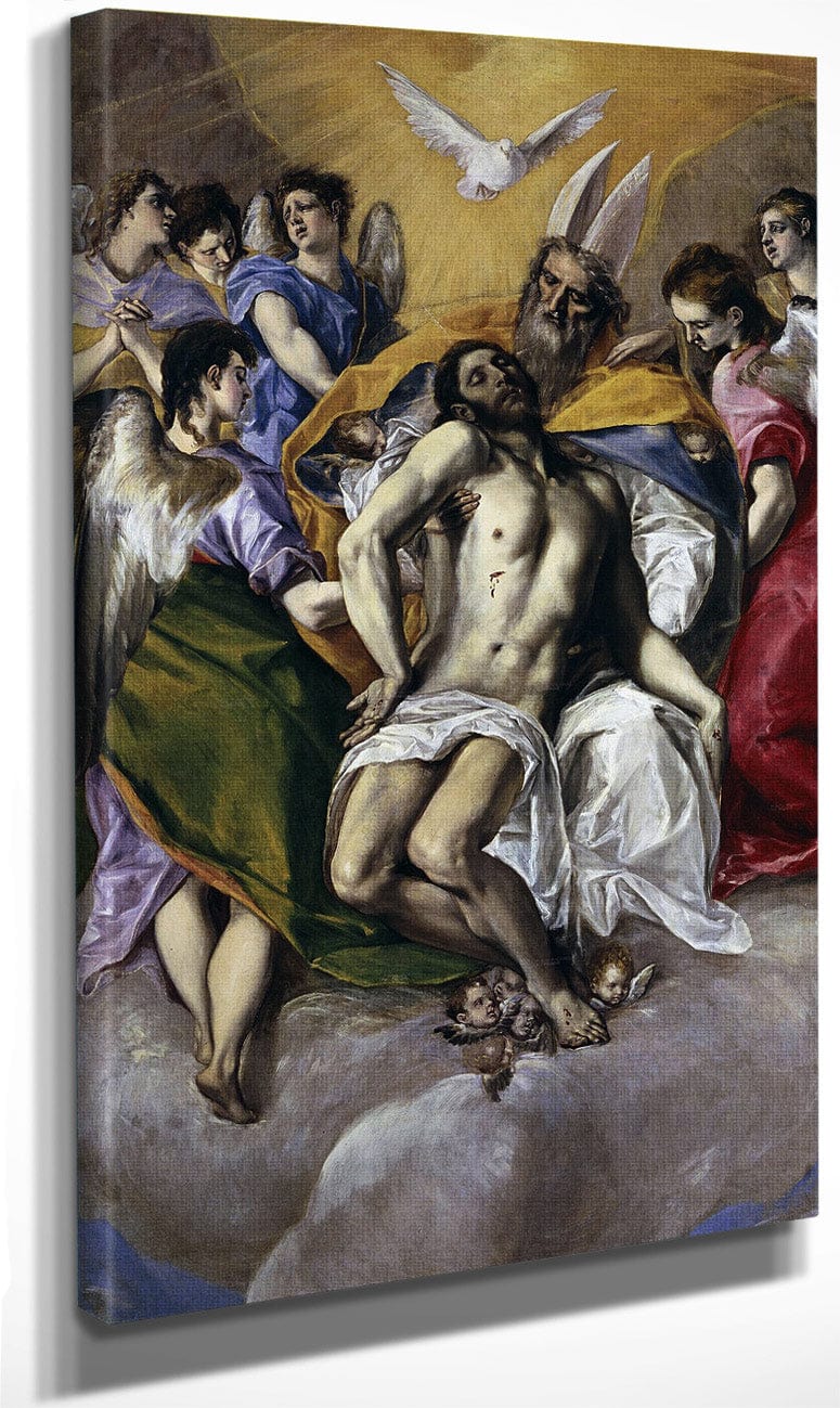 The Holy Trinity 1579 1 By El Greco Fine Art Print