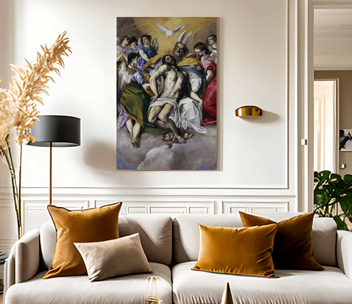 The Holy Trinity 1579 1 By El Greco Fine Art Print