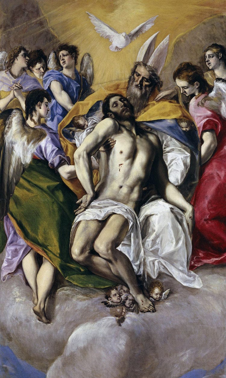 The Holy Trinity 1579 1 By El Greco Fine Art Print