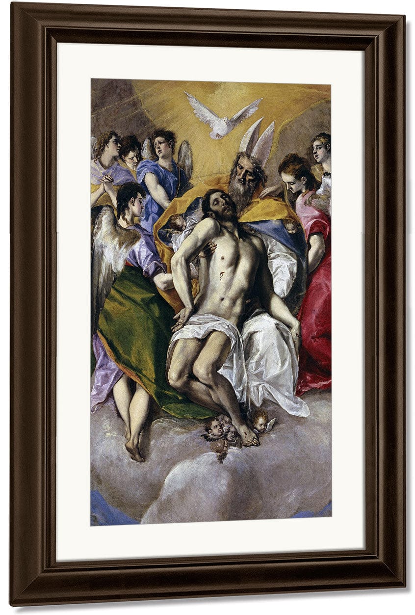 The Holy Trinity 1579 1 By El Greco Fine Art Print
