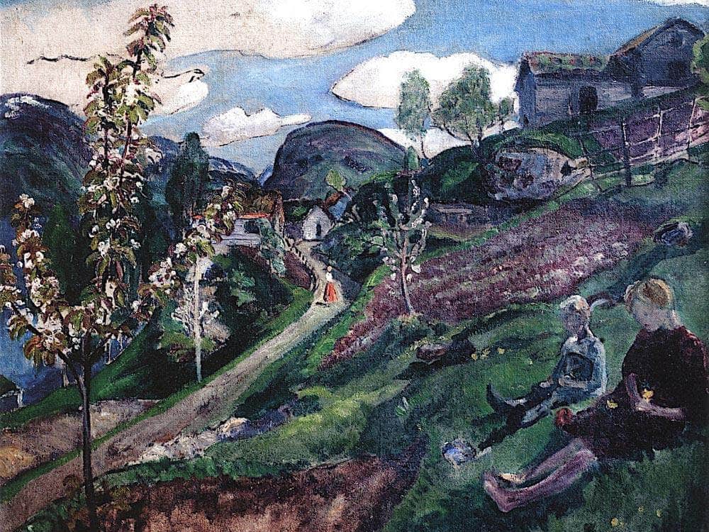 The Home By Nicolai Astrup Fine Art Print