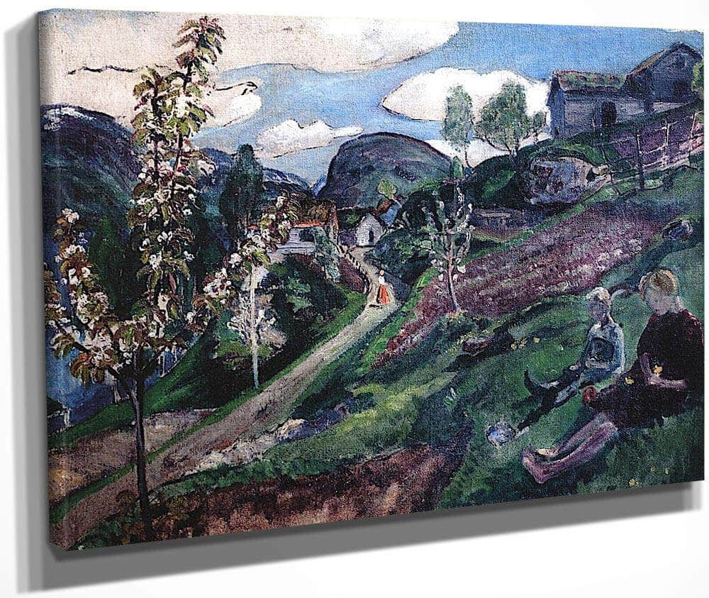 The Home By Nicolai Astrup Fine Art Print