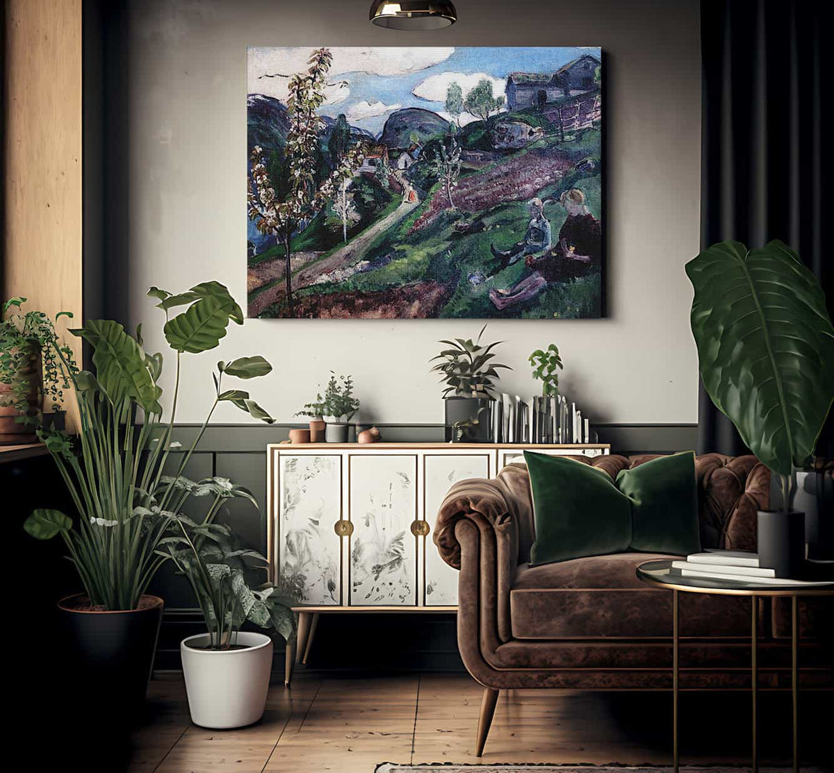 The Home By Nicolai Astrup Fine Art Print