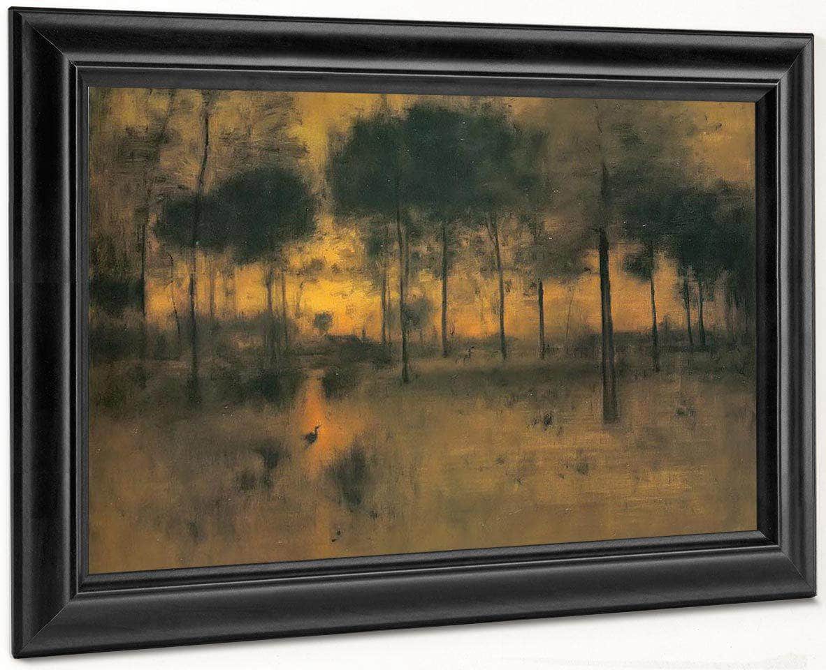 The Home Of The Heron By George Inness Fine Art Print
