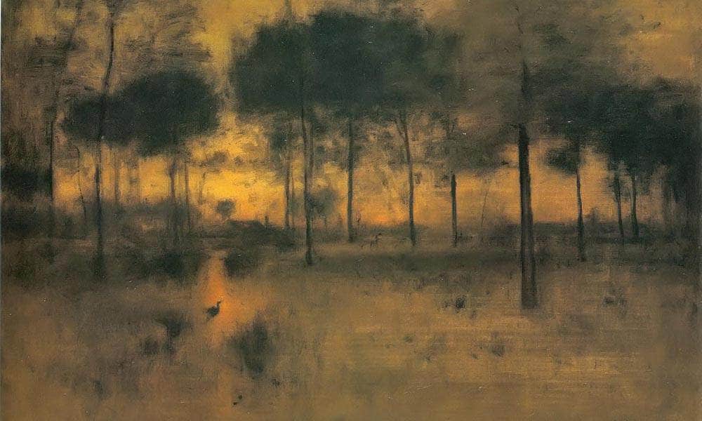 The Home Of The Heron By George Inness Fine Art Print