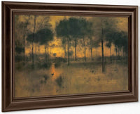 The Home Of The Heron By George Inness Fine Art Print
