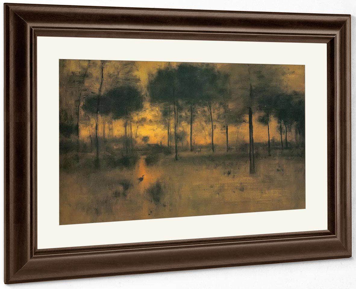 The Home Of The Heron By George Inness Fine Art Print