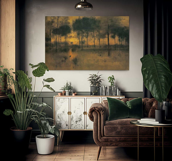 The Home Of The Heron By George Inness Fine Art Print