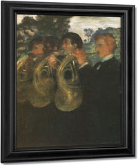 The Horn Players 1893 By Arthur B Davies Fine Art Print