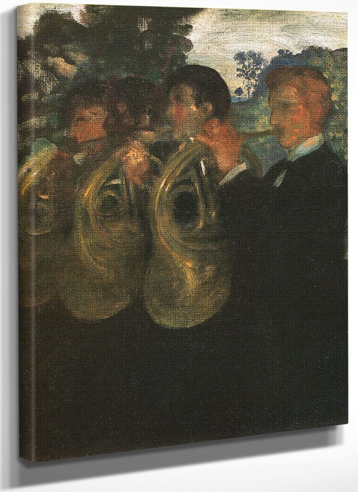 The Horn Players 1893 By Arthur B Davies Fine Art Print