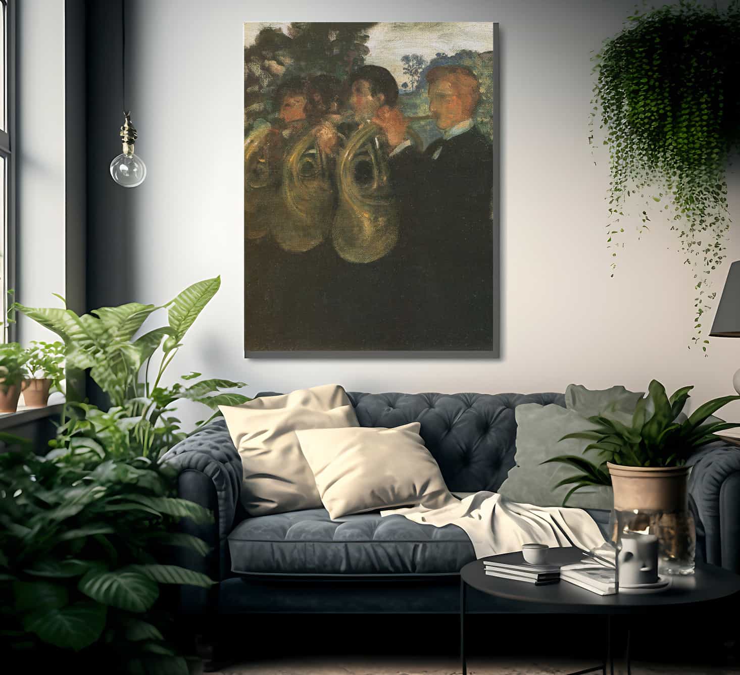 The Horn Players 1893 By Arthur B Davies Fine Art Print