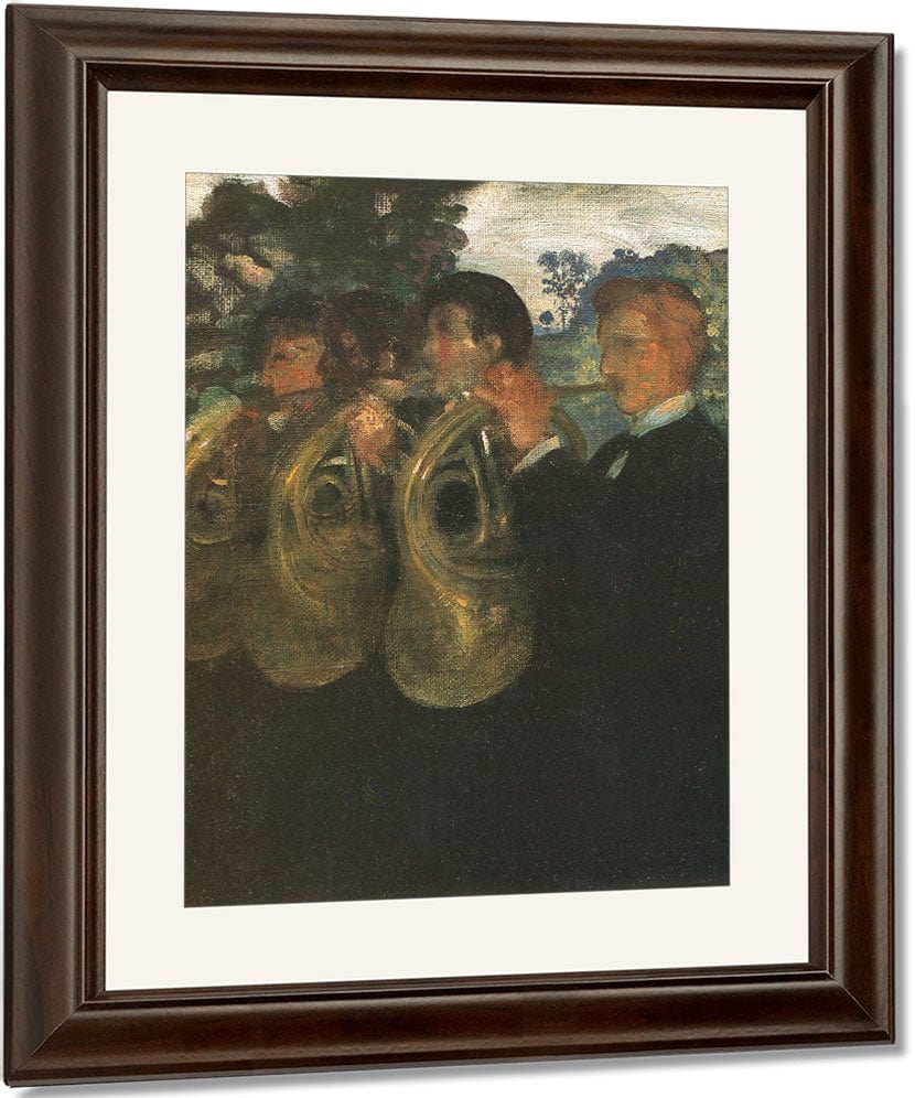 The Horn Players 1893 By Arthur B Davies Fine Art Print