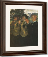 The Horn Players 1893 By Arthur B Davies Fine Art Print