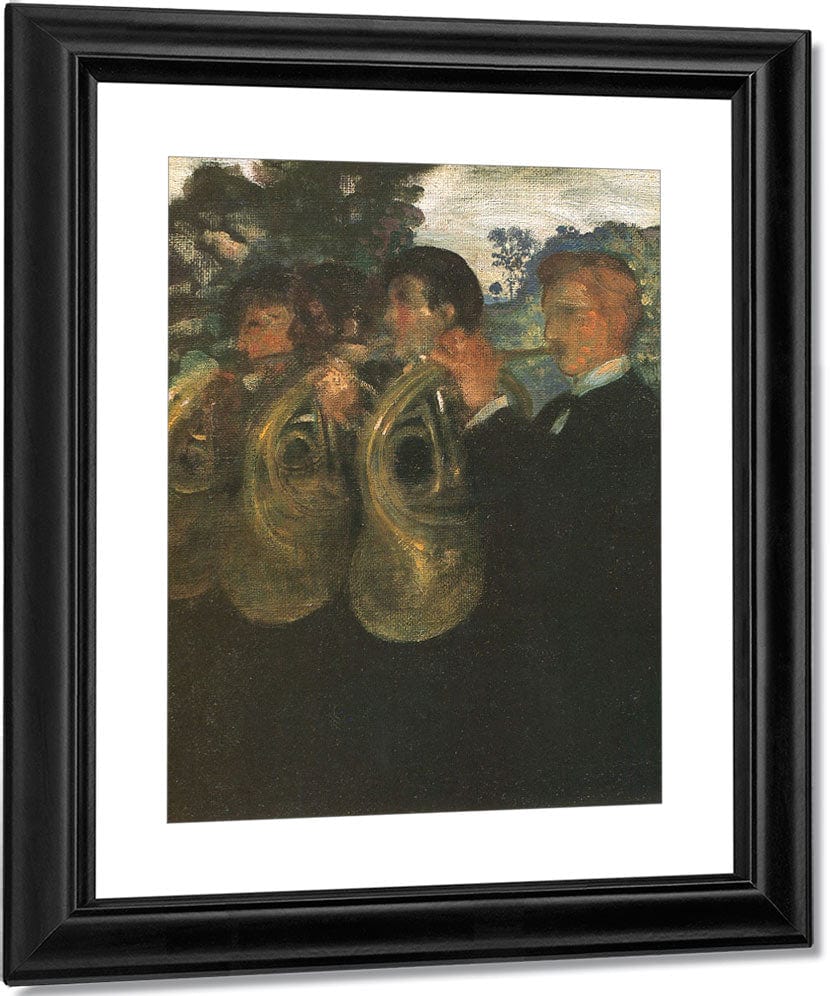 The Horn Players 1893 By Arthur B Davies Fine Art Print