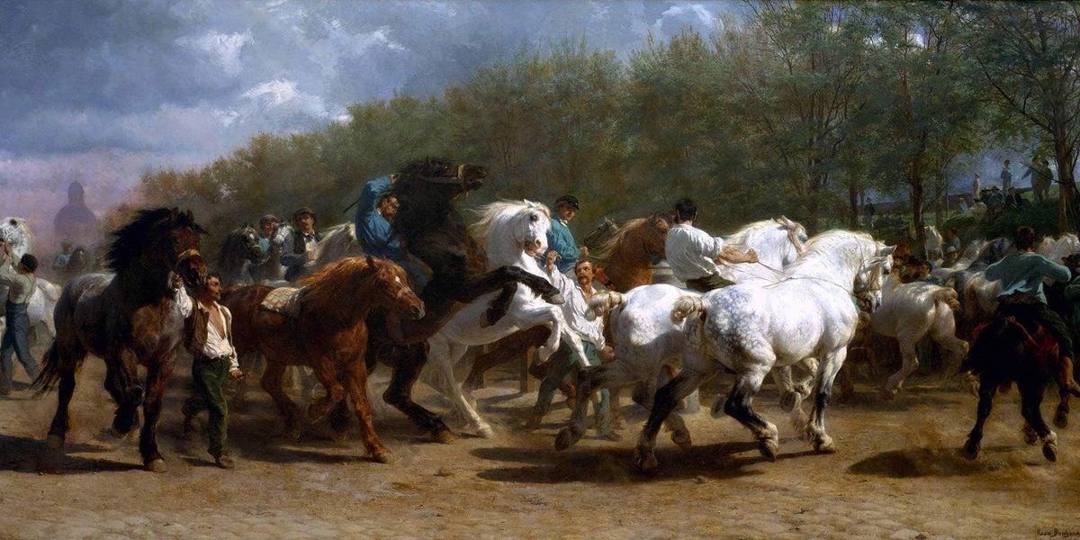 The Horse Fair Painting Rosa Bonheur Canvas Art Fine Art Print