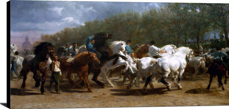 The Horse Fair Painting Rosa Bonheur Canvas Art Fine Art Print