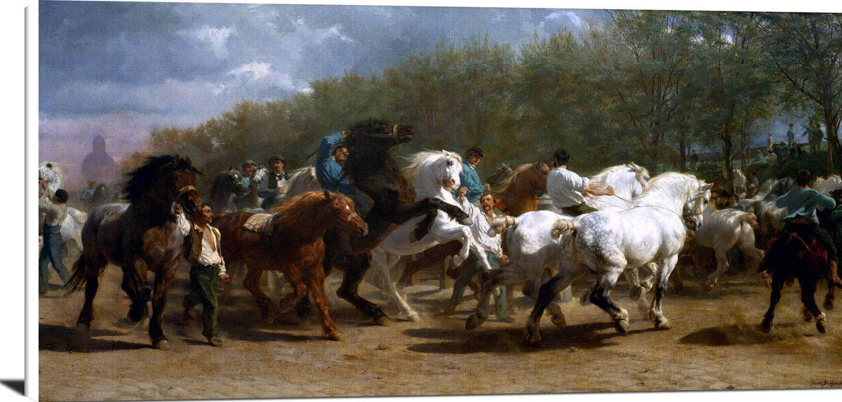 The Horse Fair Painting Rosa Bonheur Canvas Art Fine Art Print