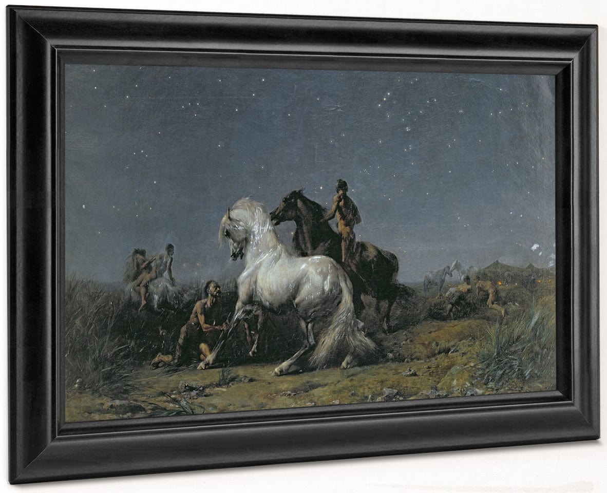 The Horse Thieves By Ferdinand Victor Eugene Delacroix Fine Art Print