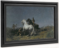 The Horse Thieves By Ferdinand Victor Eugene Delacroix Fine Art Print