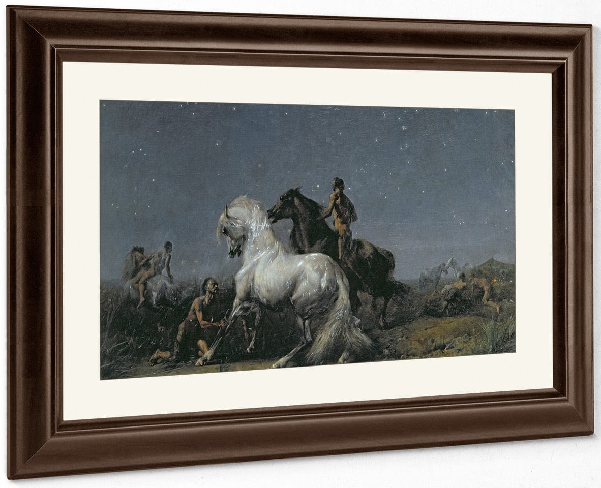 The Horse Thieves By Ferdinand Victor Eugene Delacroix Fine Art Print