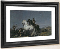 The Horse Thieves By Ferdinand Victor Eugene Delacroix Fine Art Print