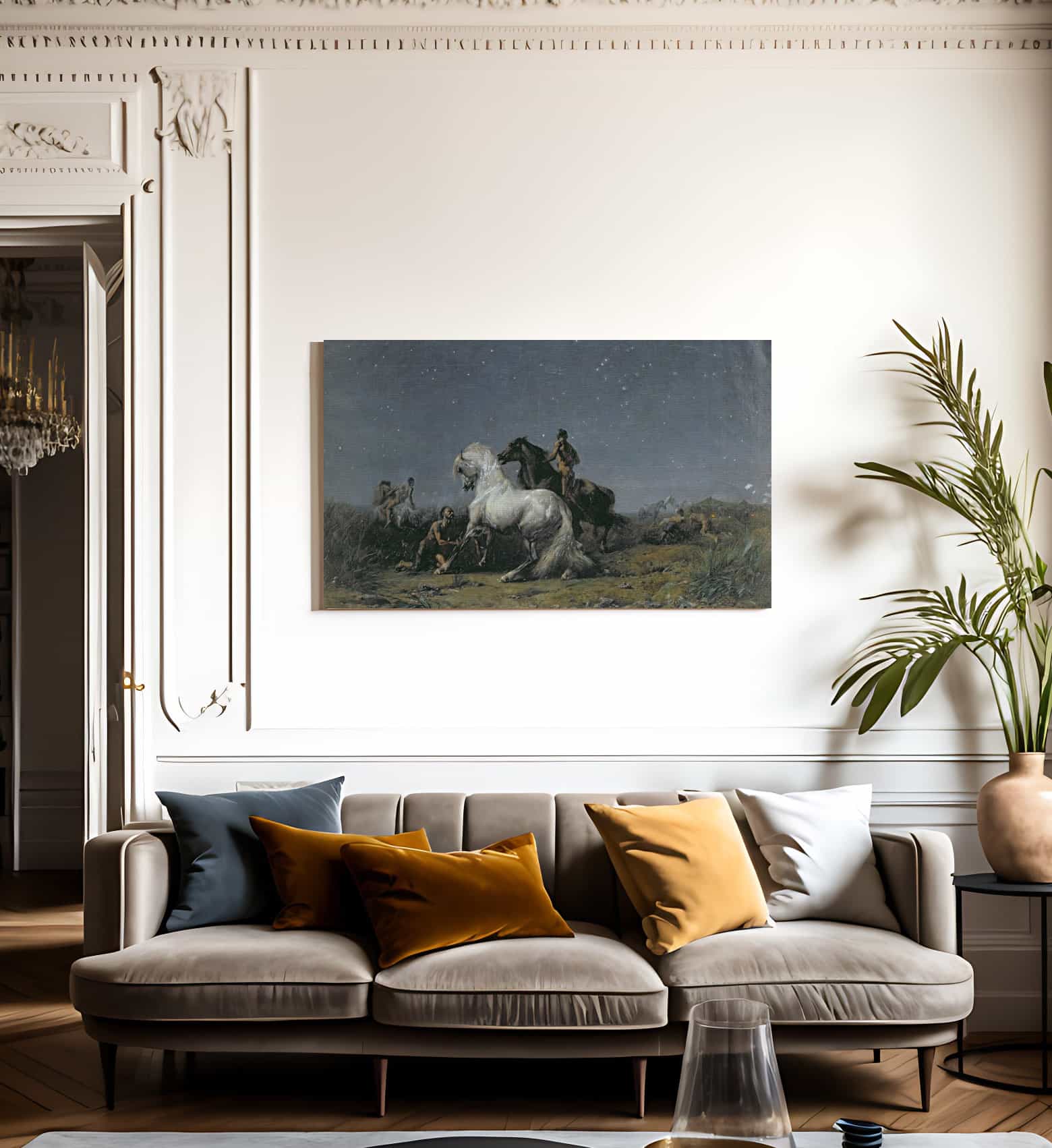 The Horse Thieves By Ferdinand Victor Eugene Delacroix Fine Art Print