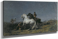 The Horse Thieves By Ferdinand Victor Eugene Delacroix Fine Art Print