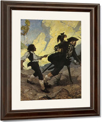 The Hostage By NC Wyeth Fine Art Print