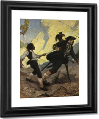 The Hostage By NC Wyeth Fine Art Print