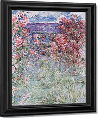 The House In The Roses By Claude Monet Fine Art Print