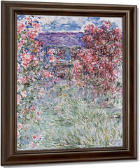 The House In The Roses By Claude Monet Fine Art Print