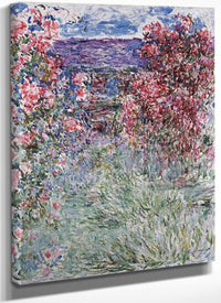 The House In The Roses By Claude Monet Fine Art Print