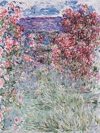 The House In The Roses By Claude Monet Fine Art Print