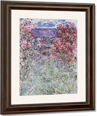 The House In The Roses By Claude Monet Fine Art Print