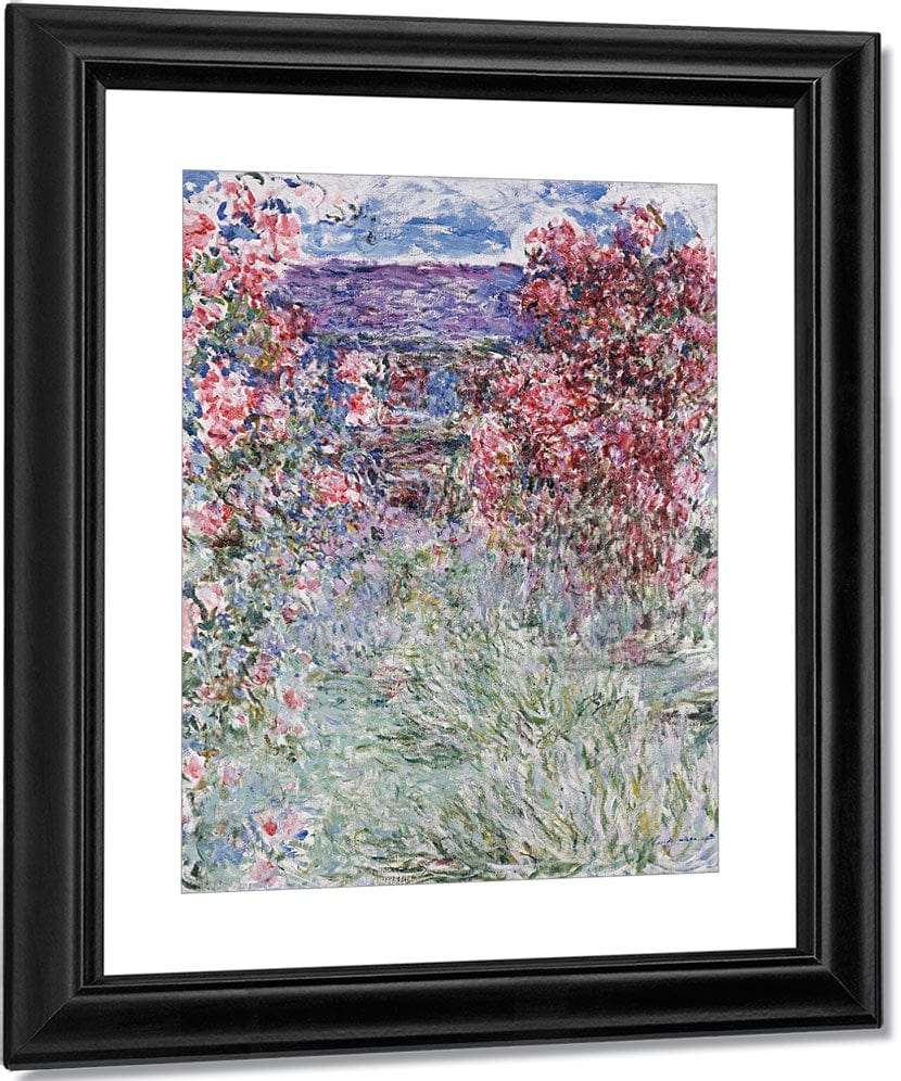 The House In The Roses By Claude Monet Fine Art Print