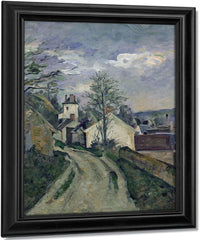 The House Of Doctor Gachet (1828 1909) At Auvers By Paul Cezanne Fine Art Print
